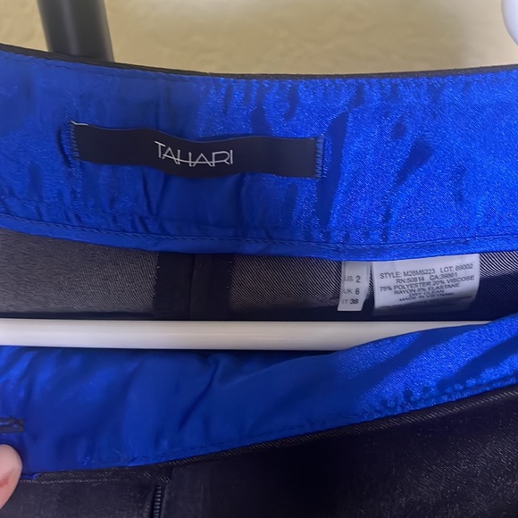 Tahari work pants dark charcoal grey size 2 - Picture 2 of 4